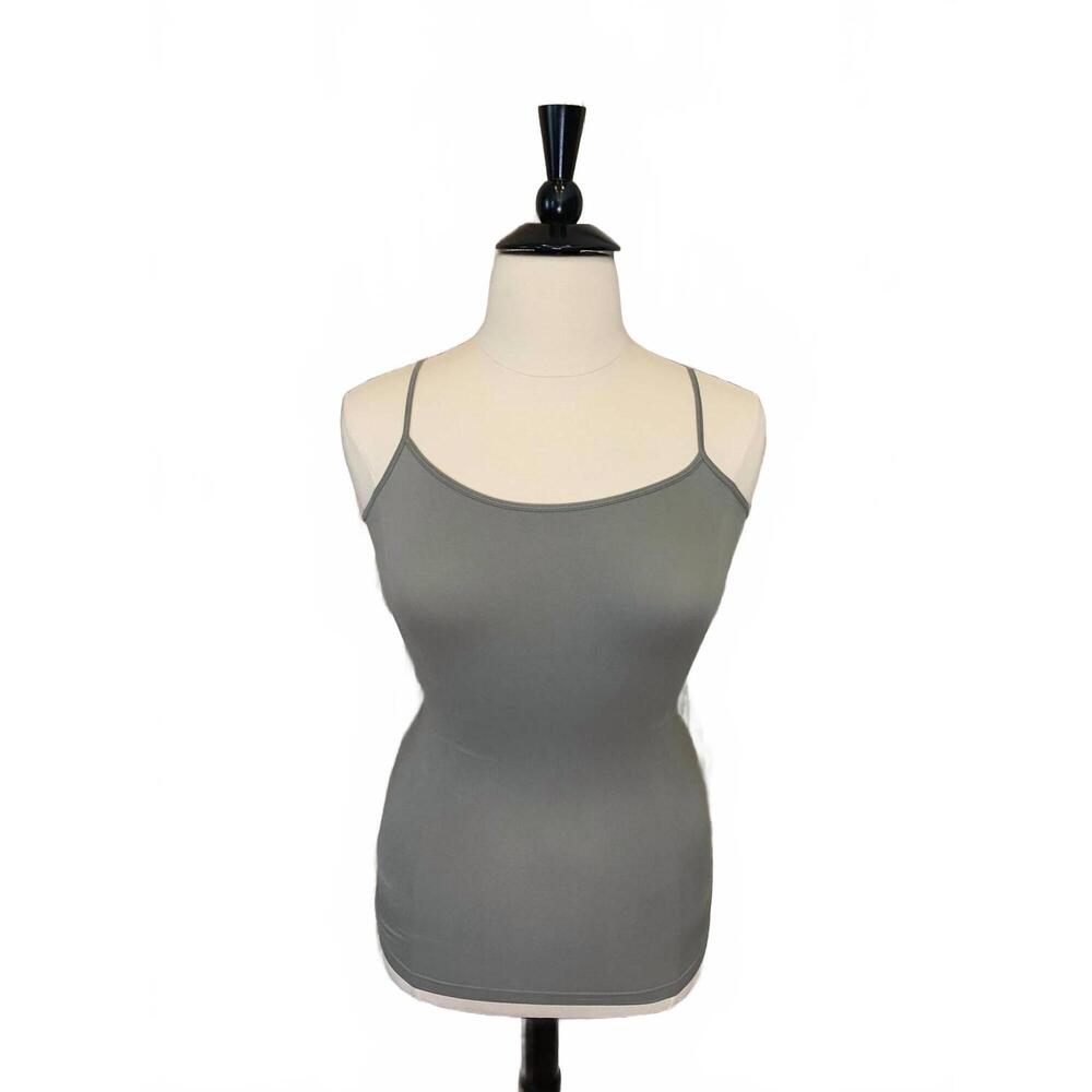 NEW MARISIMA women's goes under everything cami in silver